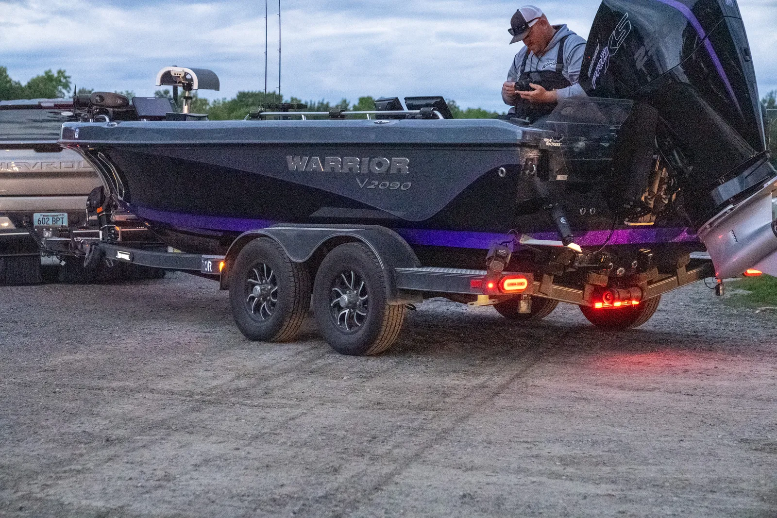 2025 Warrior Rally: Trailered warrior at dawn