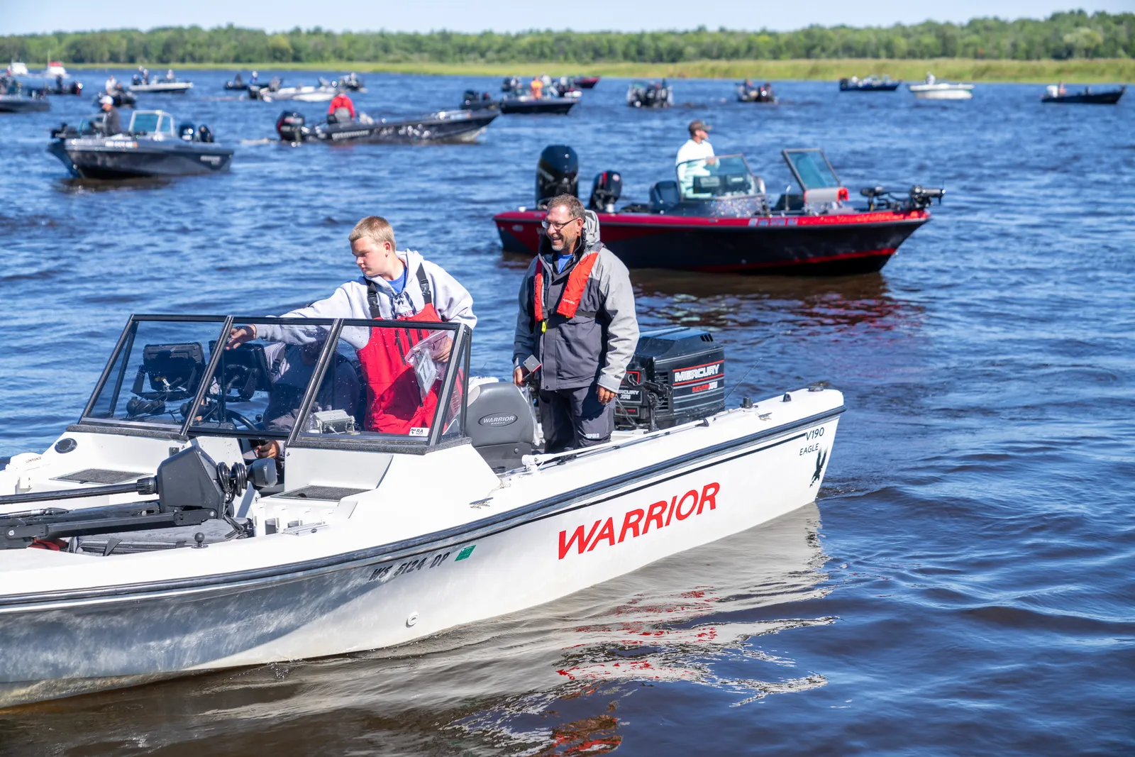 2025 Warrior Rally: Crew on the water