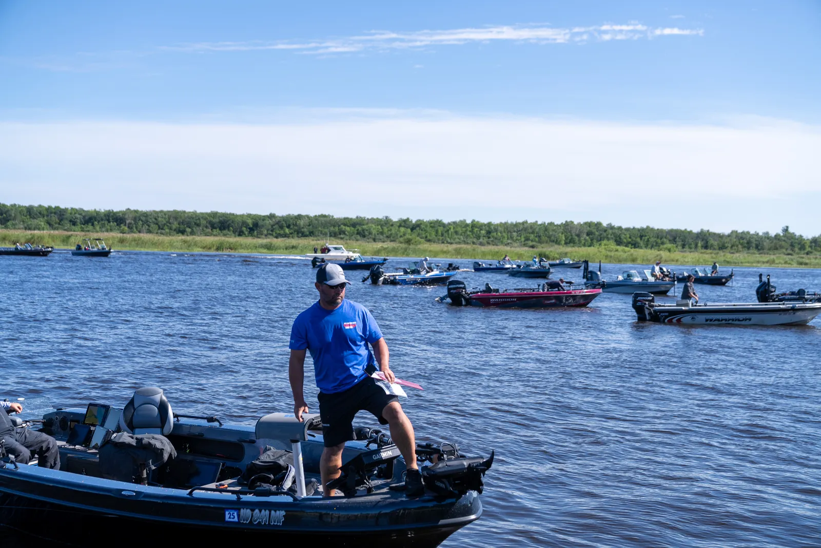 2025 Warrior Rally: Boat check on the water