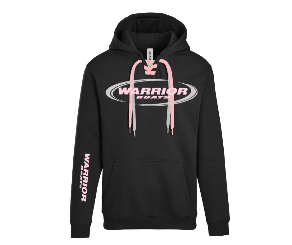 Hockey Style Lace-up Hoodie
