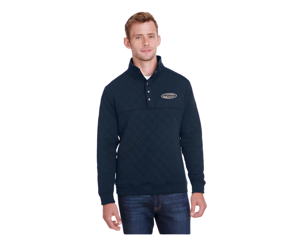 Quilted Snap Pullover