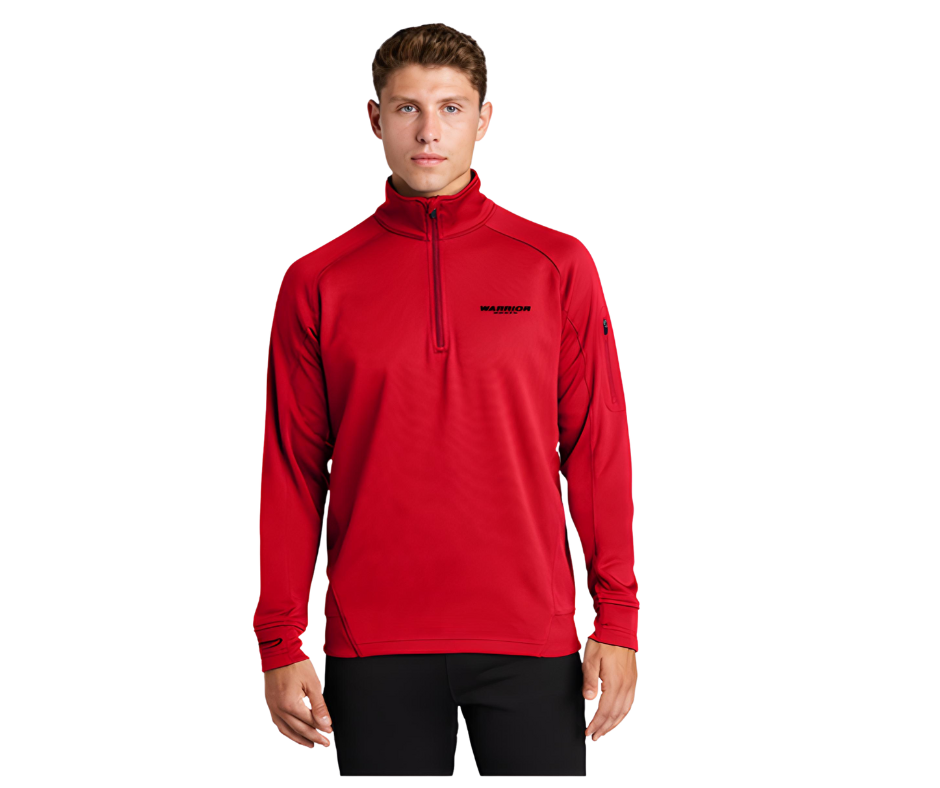 Red 1/4 Zip