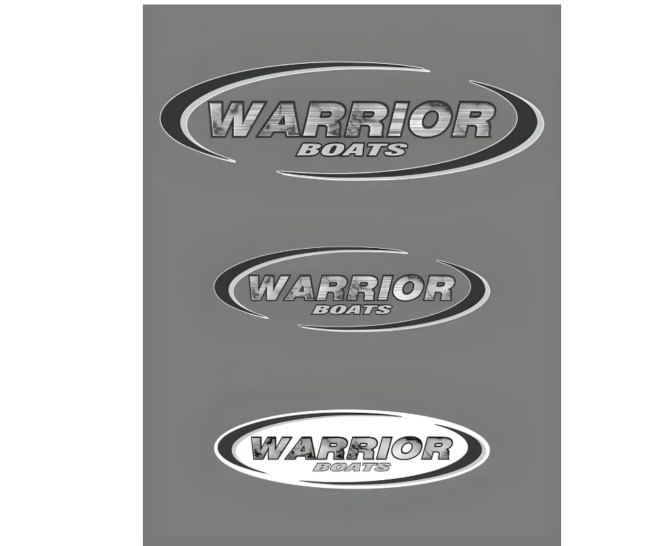 Warrior Boats Decals