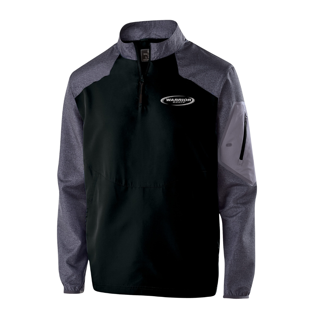 ¼ Zip Black/Charcoal Windbreakers